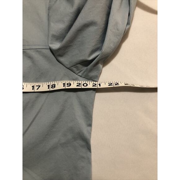 Norton Studio Jacket Women 10 Blue Zip Front Pockets Cotton Blend Lightweight - Picture 4 of 11